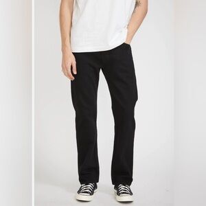 Levi’s 501 Black Button Fly Cotton No Stretch Trendy Day 2 Nite denim jean 30